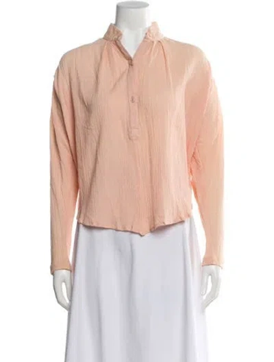 Pre-owned Suzie Kondi Long Sleeve Top In Pink