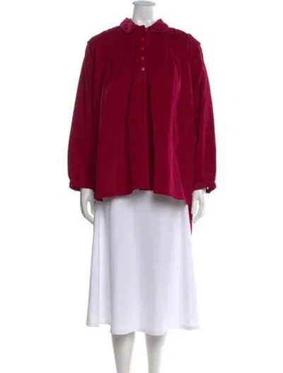 Pre-owned Suzie Kondi Long Sleeve Top In Pink