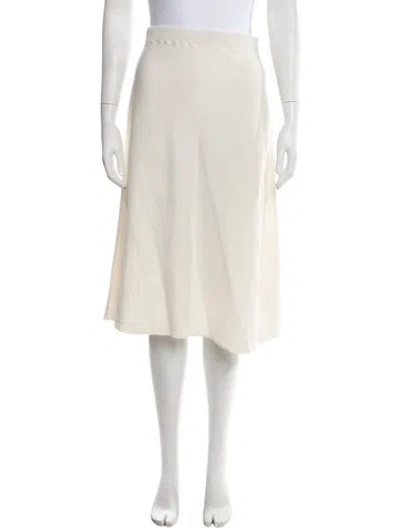 Pre-owned Suzie Kondi Midi Length Skirt W/ Tags In Neutrals