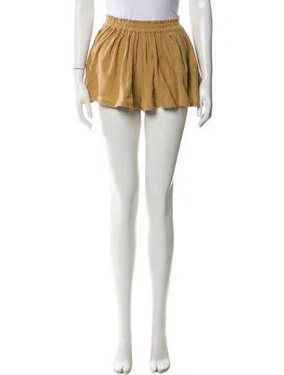 Pre-owned Suzie Kondi Mini Shorts In Neutral