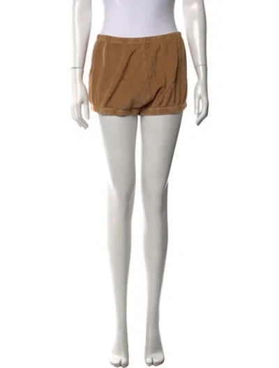 Pre-owned Suzie Kondi Mini Shorts In Neutral