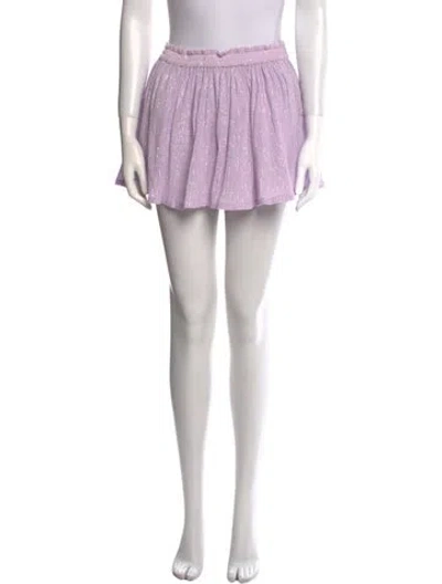 Pre-owned Suzie Kondi Mini Shorts In Purple
