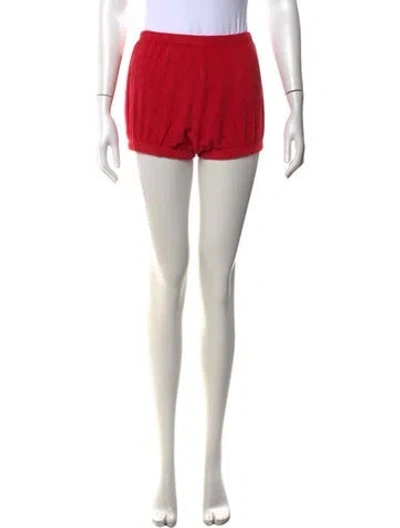 Pre-owned Suzie Kondi Mini Shorts In Red