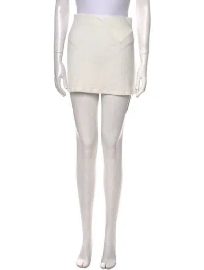 Pre-owned Suzie Kondi Mini Skirt W/ Tags In Gray