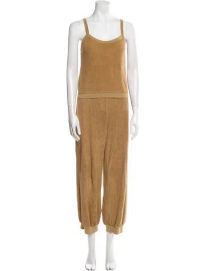 Pre-owned Suzie Kondi Pant Set In Brown