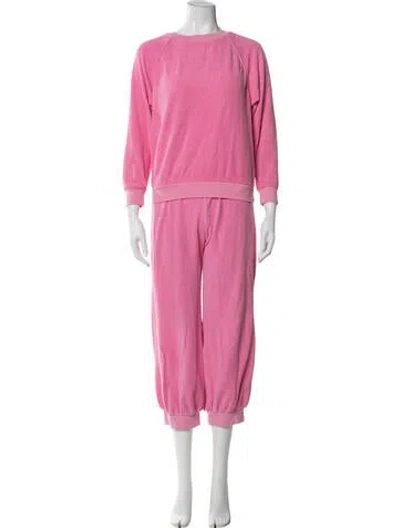 Pre-owned Suzie Kondi Pant Set In Pink