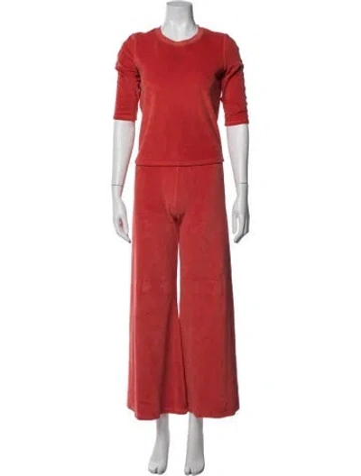 Pre-owned Suzie Kondi Pant Set W/ Tags In Red