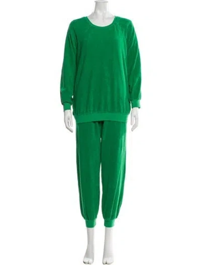 Pre-owned Suzie Kondi Pantsuit W/ Tags In Green