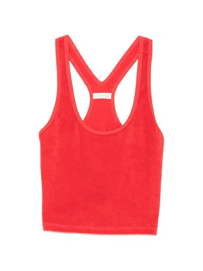 Suzie Kondi Racerback-strap Tank Top In Red