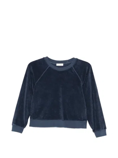 Suzie Kondi Raglan-sleeve Sweatshirt In Blue