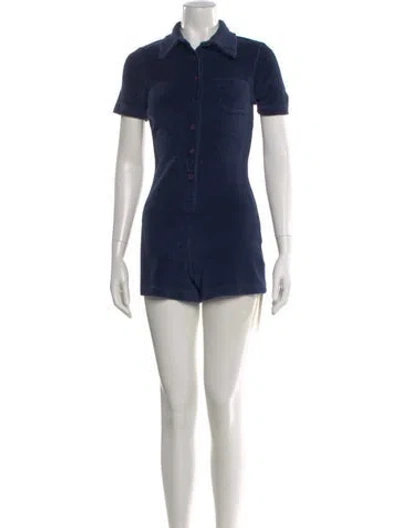Pre-owned Suzie Kondi Romper In Blue