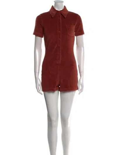 Pre-owned Suzie Kondi Romper In Brown