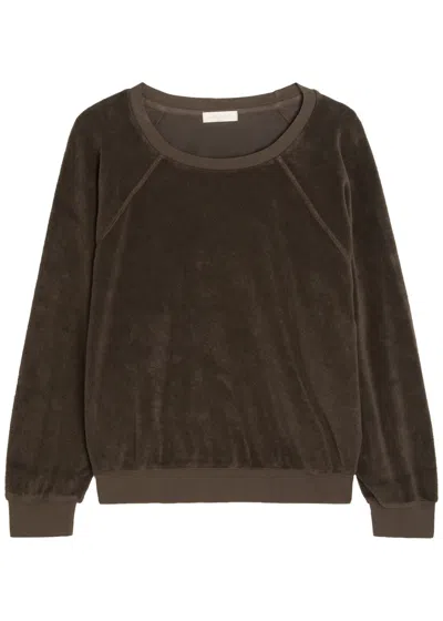 Suzie Kondi Samos Terry Sweatshirt In Brown