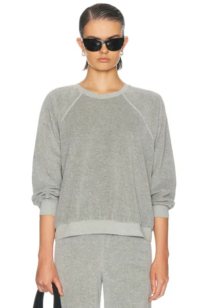 Suzie Kondi Samos Terry Sweatshirt In Gray