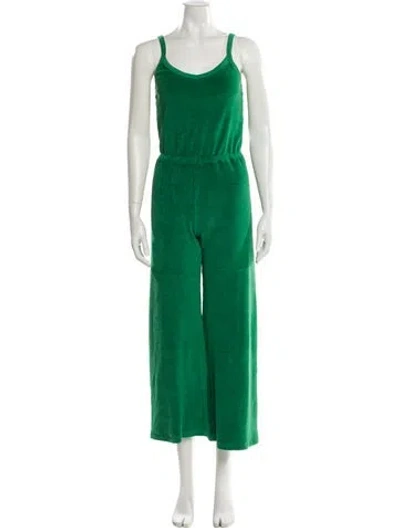 Pre-owned Suzie Kondi Scoop Neck Jumpsuit W/ Tags In Green