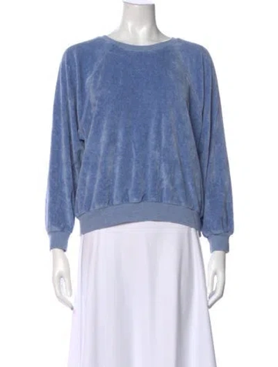 Pre-owned Suzie Kondi Scoop Neck Sweater In Blue