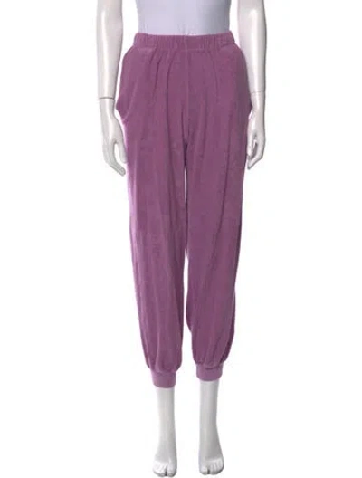 Pre-owned Suzie Kondi Skinny Leg Pants In Purple