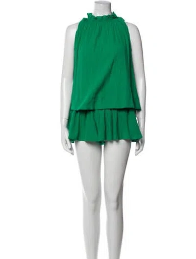 Pre-owned Suzie Kondi Skirt Set In Green
