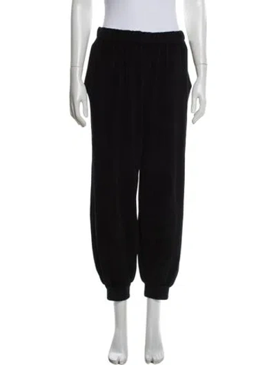 Pre-owned Suzie Kondi Straight Leg Pants In Black