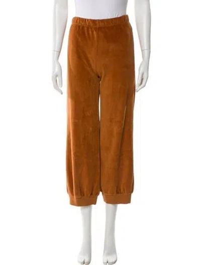 Pre-owned Suzie Kondi Straight Leg Pants In Orange