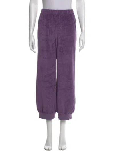 Pre-owned Suzie Kondi Straight Leg Pants In Purple