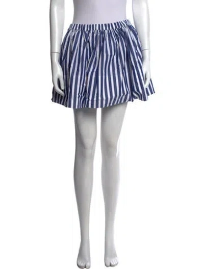 Pre-owned Suzie Kondi Striped Mini Skirt W/ Tags In Multi