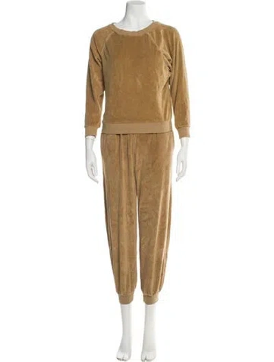 Pre-owned Suzie Kondi Sweatpants In Neutrals