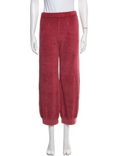 Pre-owned Suzie Kondi Sweatpants In Red