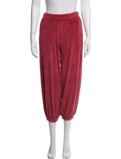 Pre-owned Suzie Kondi Sweatpants In Red