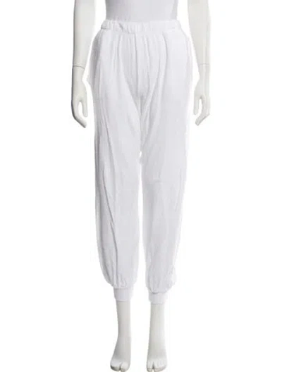 Pre-owned Suzie Kondi Sweatpants In White