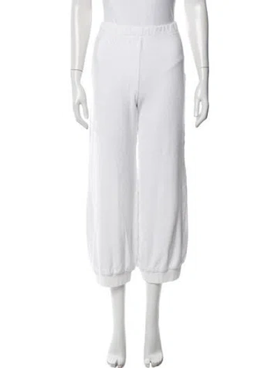 Pre-owned Suzie Kondi Sweatpants In White