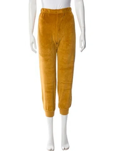 Pre-owned Suzie Kondi Sweatpants In Yellow