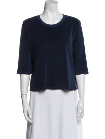 Pre-owned Suzie Kondi Terry Cloth Pajamas In Blue