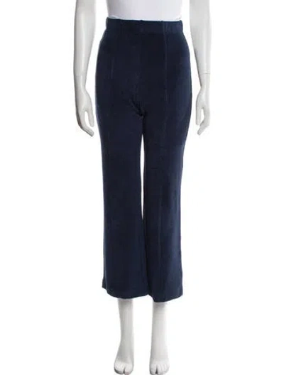 Pre-owned Suzie Kondi Terry Cloth Sweatpants In Blue