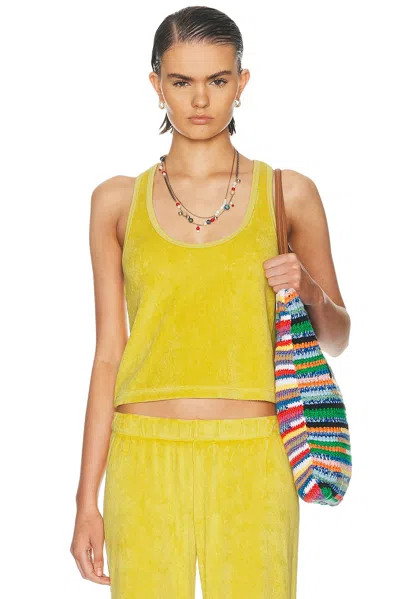 Suzie Kondi Tia Racerback Tank Top In Orange
