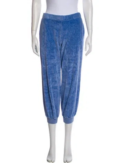 Pre-owned Suzie Kondi Tie-dye Print Sweatpants In Blue