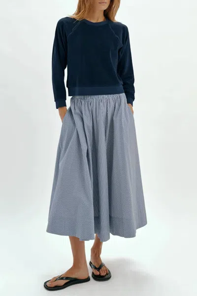 Suzie Kondi Tilos Shrunken Sweatshirt In Navy In Blue