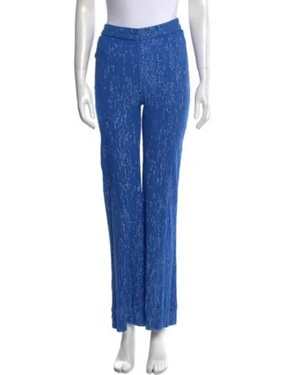 Pre-owned Suzie Kondi Wide Leg Pants In Blue