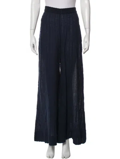 Pre-owned Suzie Kondi Wide Leg Pants In Blue