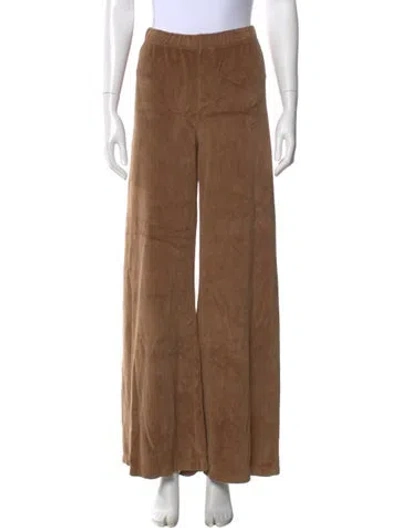 Pre-owned Suzie Kondi Wide Leg Pants In Brown