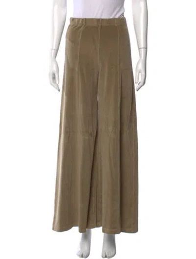 Pre-owned Suzie Kondi Wide Leg Pants In Brown