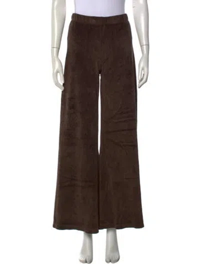 Pre-owned Suzie Kondi Wide Leg Pants In Brown