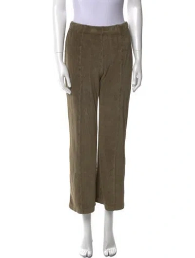 Pre-owned Suzie Kondi Wide Leg Pants In Green