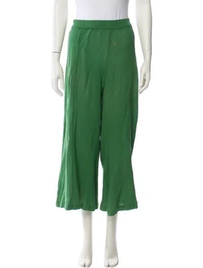Pre-owned Suzie Kondi Wide Leg Pants In Green