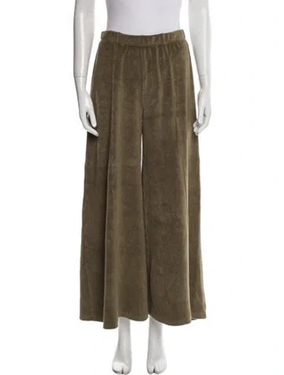 Pre-owned Suzie Kondi Wide Leg Pants In Green
