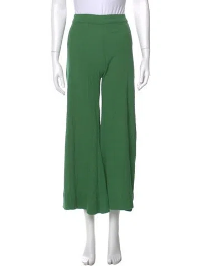 Pre-owned Suzie Kondi Wide Leg Pants In Green