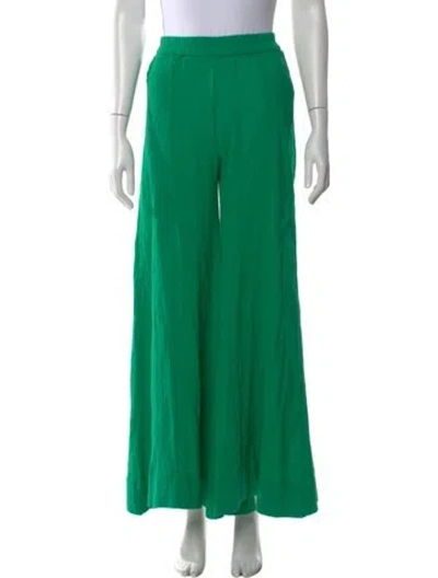 Pre-owned Suzie Kondi Wide Leg Pants In Green