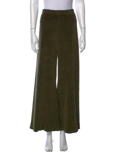Pre-owned Suzie Kondi Wide Leg Pants In Green