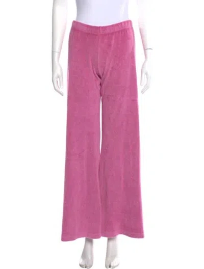 Pre-owned Suzie Kondi Wide Leg Pants In Pink