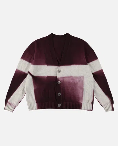 Suzusan Cardigan In Burgundy